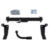 GDW Towbar rigid incl. TowTec electrical set 7pins universal