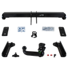 Westfalia Towbar detachable incl. TowTec electrical set 7pins universal