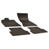 Rubber floor mats with round clips
