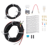 Universal extension set for continuous powersupply, charging line and earth