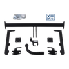 GDW Towbar rigid incl. TowTec electrical set 7pins universal