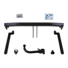 AUTO-HAK Towbar detachable incl. TowTec electrical set 7pins universal