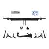 AUTO-HAK Towbar detachable incl. TowTec electrical set 7pins universal