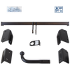 Hak-Pol Towbar rigid with screwed-on ball head