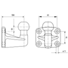 Universal ball head 4 hole