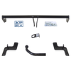 Hak-Pol Towbar rigid with screwed-on ball head