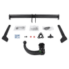 Westfalia Towbar detachable incl. TowTec electrical set 7pins universal