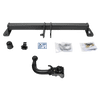 AUTO-HAK Towbar detachable incl. TowTec electrical set 7pins universal