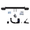 HOOK Towbar detachable incl. TowTec electrical set 7pins specific