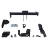 GDW Towbar detachable incl. TowTec electrical set 7pins universal