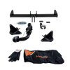 TowCar Towbar detachable incl. TowTec electrical set 7pins universal