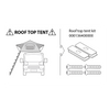 Assembly set for roof tents Menabo Professional