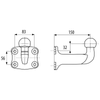 Universal ball head 4 hole