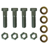 Screw set for replacement plate and 4-hole ball heads
