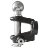 Combination ball head 2 hole ball flange