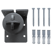 Wall mounting for bicycle carriers