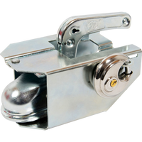 Box protection device lockable with padlock Box protection device lockable with padlock
