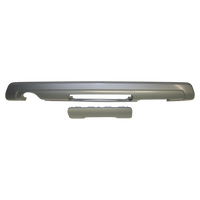 Bumper lower part with cutout, including cover Bumper lower part with cutout, including cover