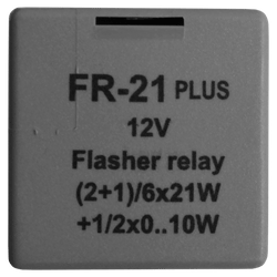 Indicator relay european plug-in arrangement