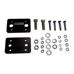 Adapter plate from 2-hole to 4-hole