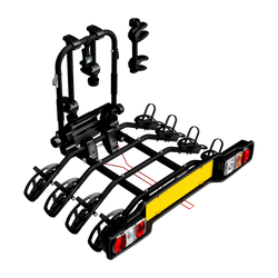 Bike carrier Peruzzo Parma 4 black
