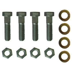 Screw set for replacement plate and 4-hole ball heads