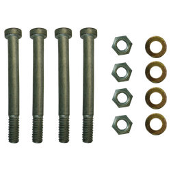 4 screws with shims and nuts for replacement plate and 4-hole ball heads