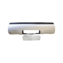 Bumper lower part with cutout