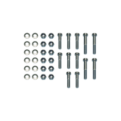 Screw set for replacement plate and 4-hole ball heads