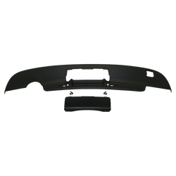 Bumperspoiler With bumper cut, including cover cap and mounting parts