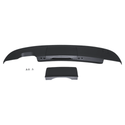 Bumperspoiler With bumper cut, including cover cap and mounting parts