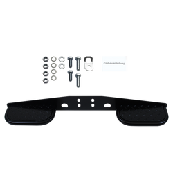 Footboard with double step for towing brackets with
