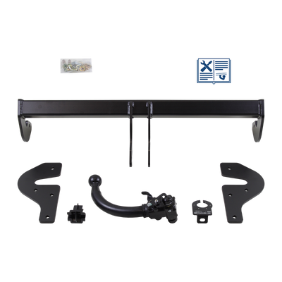 AUTO-HAK Towbar detachable incl. TowTec electrical set 7pins universal