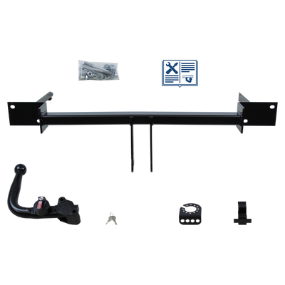 AUTO-HAK Towbar detachable Towball inserted from the rear