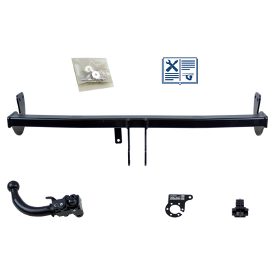 AUTO-HAK Towbar detachable Towball inserted from the rear