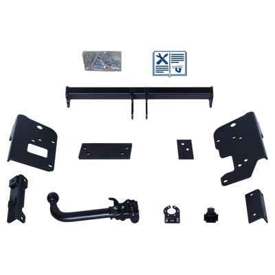 AUTO-HAK Towbar detachable incl. TowTec electrical set 7pins universal
