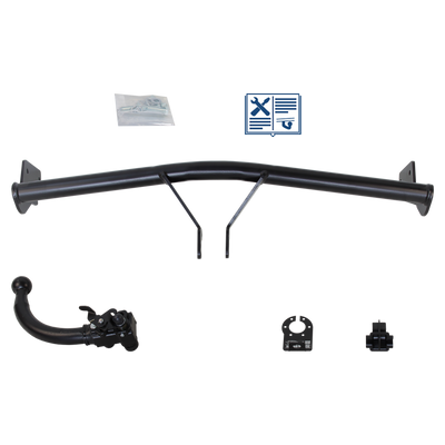 AUTO-HAK Towbar detachable incl. TowTec electrical set 7pins universal