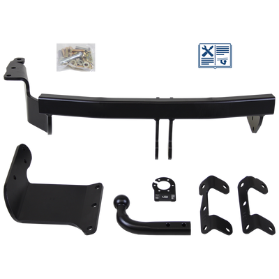 AUTO-HAK Towbar rigid incl. TowTec electrical set 7pins universal