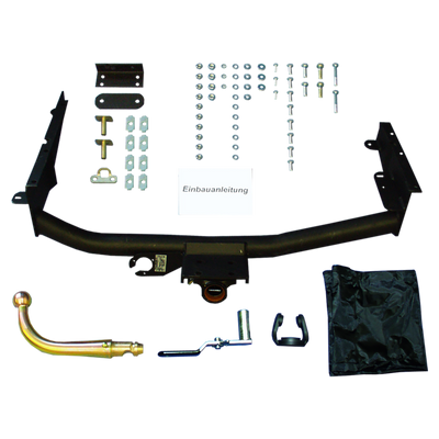 GDW Towbar detachable incl. TowTec electrical set 7pins universal