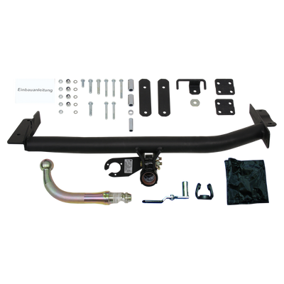 GDW Towbar detachable incl. TowTec electrical set 7pins universal