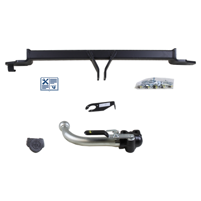 GDW Towbar detachable Towball inserted from the rear