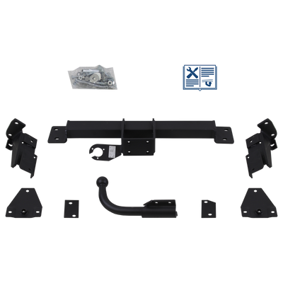GDW Towbar rigid with screwed-on ball head