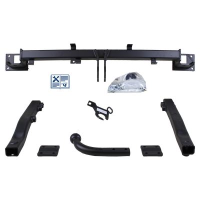 GDW Towbar rigid incl. TowTec electrical set 7pins universal