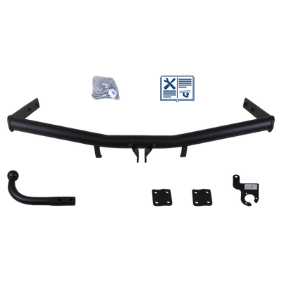 GDW Towbar rigid incl. TowTec electrical set 7pins universal