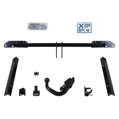 Brink Towbar detachable incl. TowTec electrical set 7pins universal