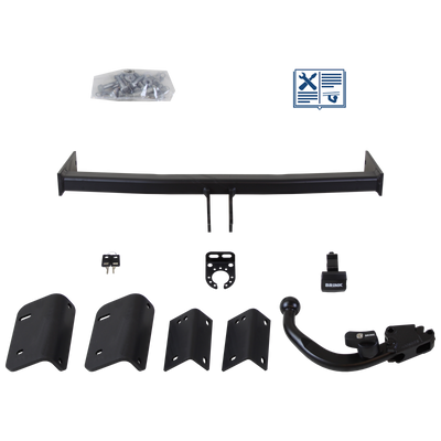 Brink Towbar detachable incl. TowTec electrical set 7pins universal
