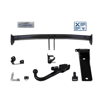 Brink Towbar detachable incl. TowTec electrical set 7pins universal