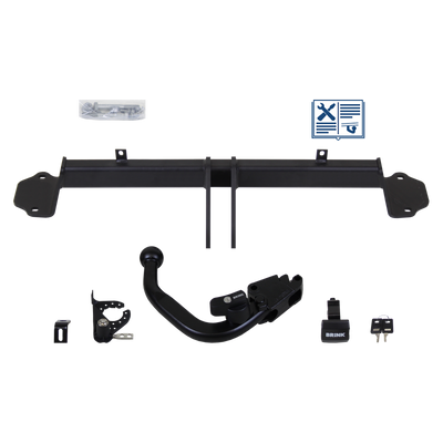Brink Towbar detachable incl. TowTec electrical set 7pins universal