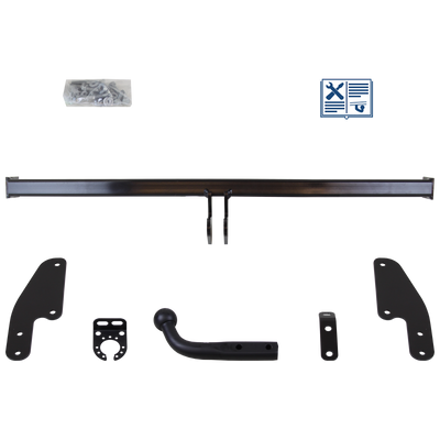 Brink Towbar rigid with screwed-on ball head
