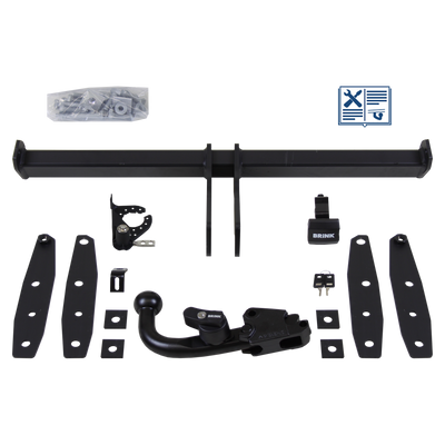 Brink Towbar detachable incl. TowTec electrical set 7pins universal